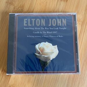 Elton John CD with White Rose Cover